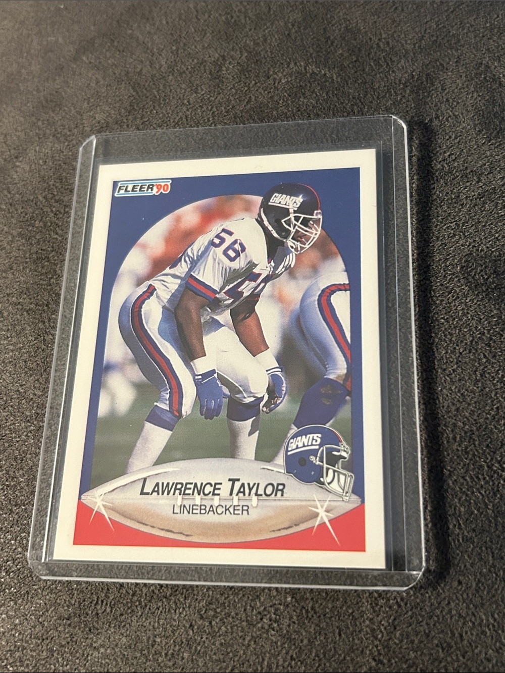 Lawrence Taylor Fleer '90 Football Card - New York Giants